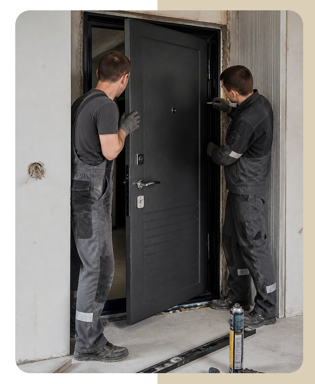 Установка стальной двери в Нурлате по цене от 6778 р. | ДвериЛегко-Нрт